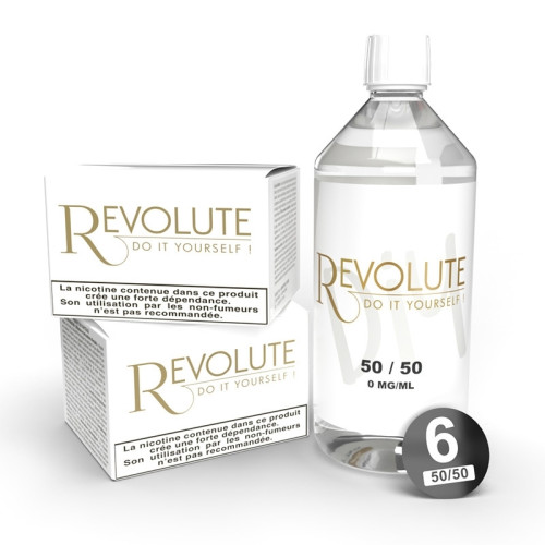 Pack Base - 50PG/50VG - 6mg - 1L - Revolute