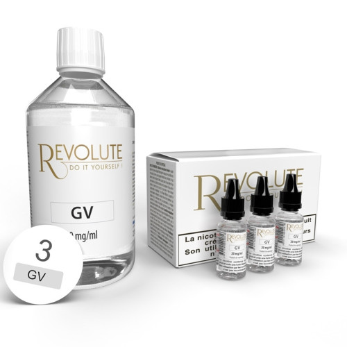 Pack Base - 100%VG - 3mg - 200ML - Revolute