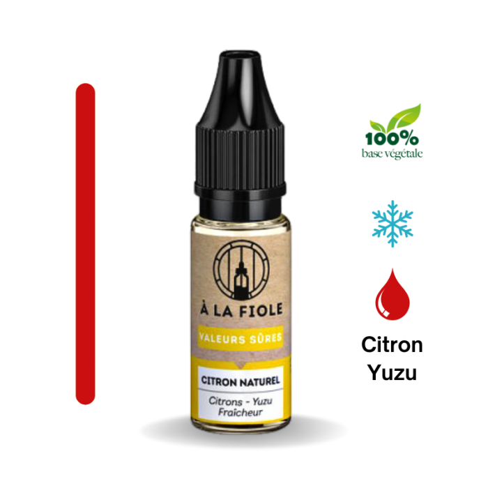 Citron  Naturel - 10ml - À La Fiole
