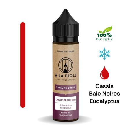 Cassis Fraîcheur - 50ml - À La Fiole