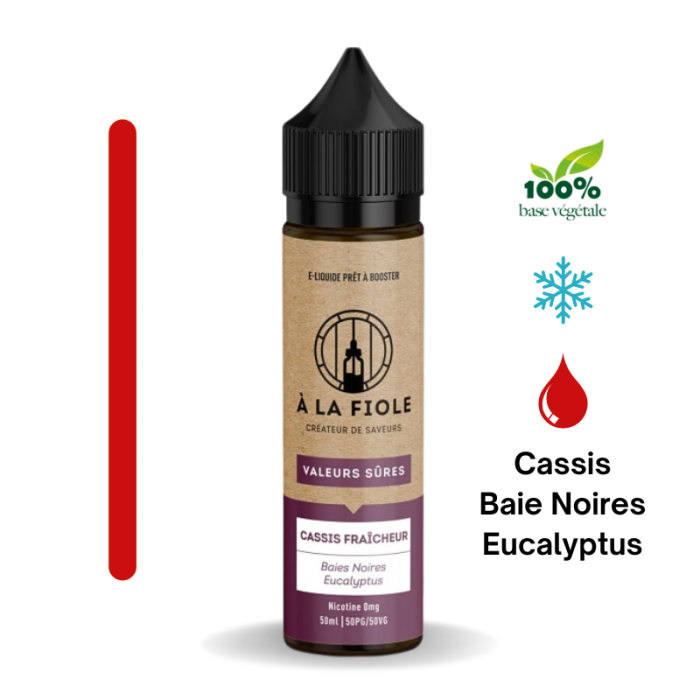 Cassis Fraîcheur - 50ml - À La Fiole