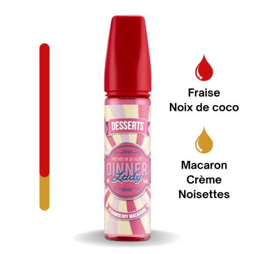 Strawberry Macaroon - 50ml - Dinner Lady