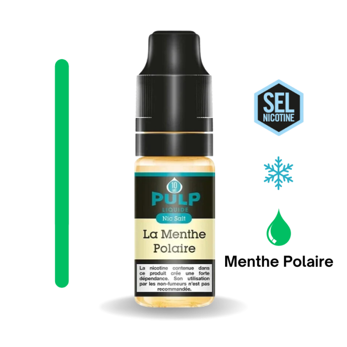Menthe Polaire - 10ml - Sel de Nicotine - Pulp