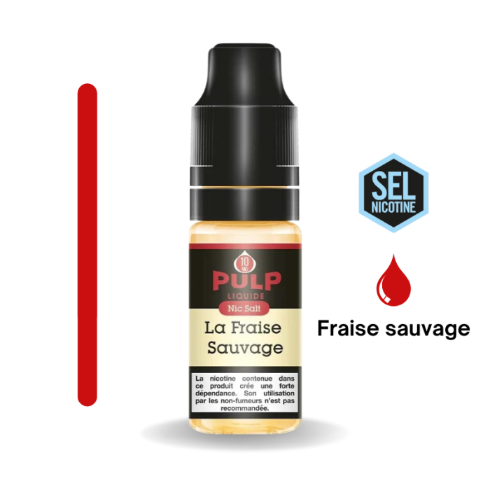 La Fraise Sauvage - 10ml - Sel de Nicotine - Pulp
