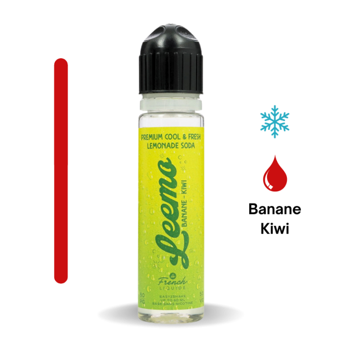 Leemo Banane Kiwi - 60ml - Le French Liquide