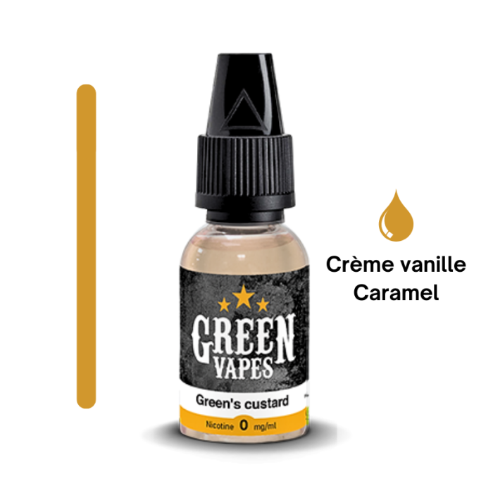 Green's Custard - 10ml - Green Vape