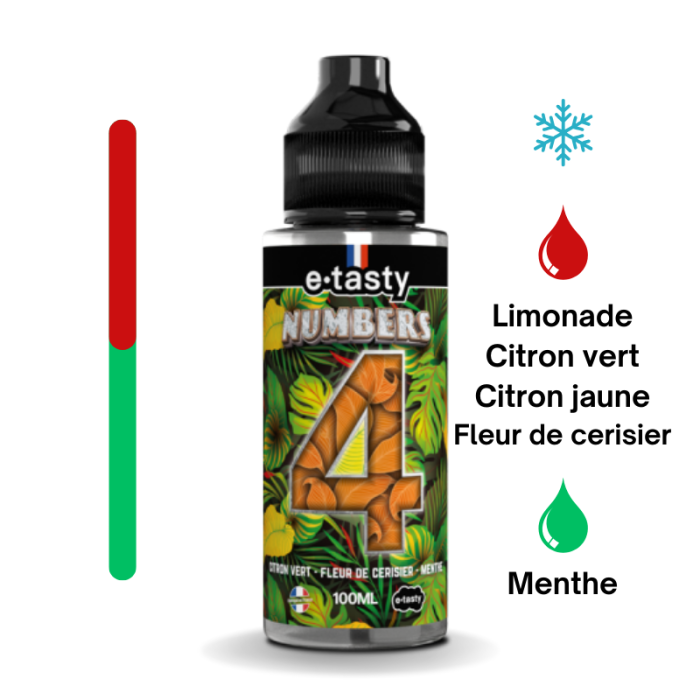 Numbers 4 - 100ml - E-Tasty
