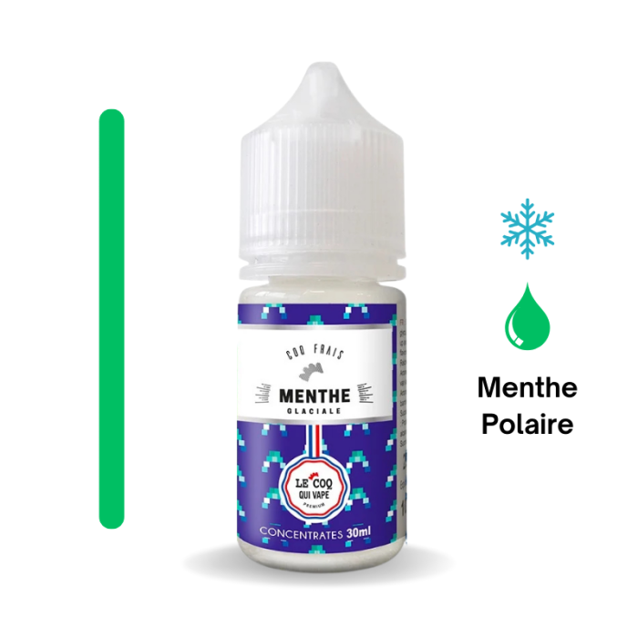 Concentré - Menthe Glaciale - 30ml - Le Coq Qui Vape