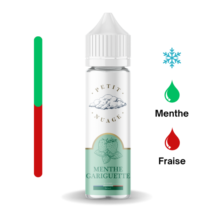 Menthe Gariguette - 60ml - Petit Nuage