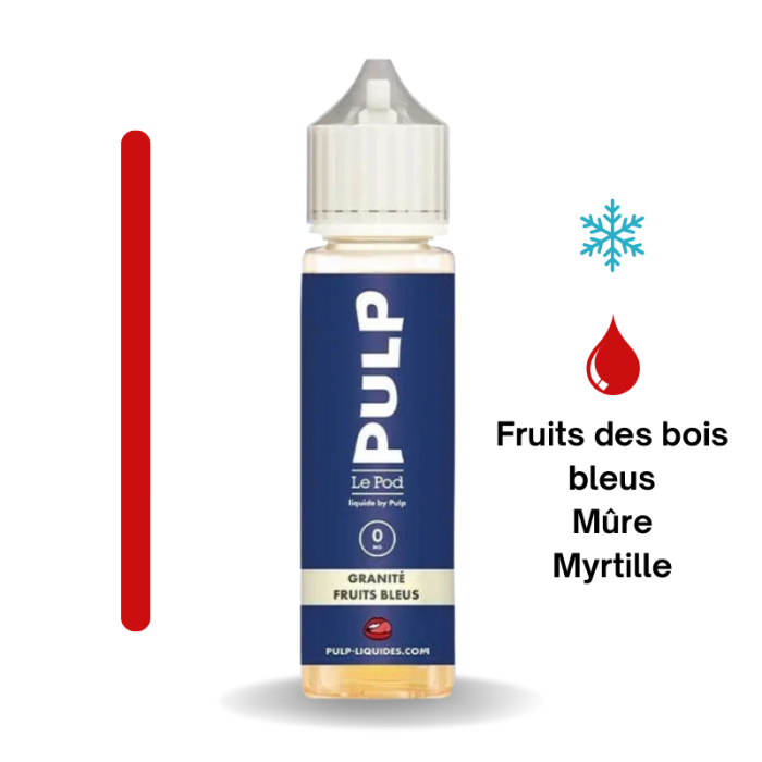 Granité Fruits Bleus - 50ml - Pulp