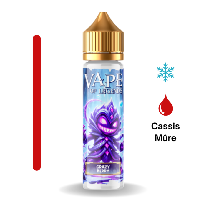 Crazy Berry - 50ml - Vape Of Legend