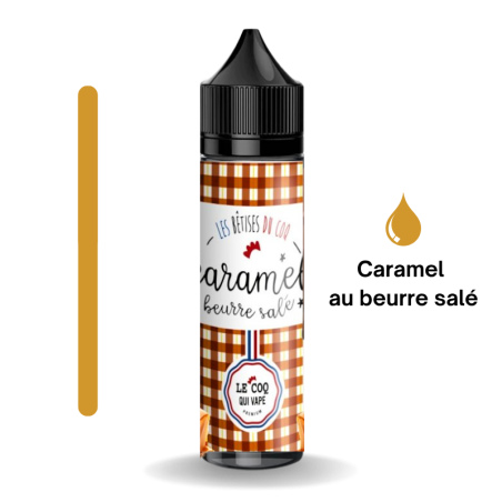 Caramel Beurre Salé - 50ml - Le Coq qui Vape