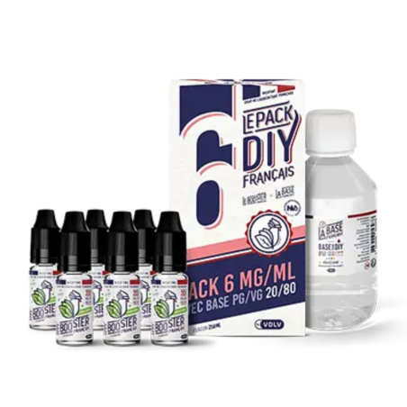 Pack Base - 20PG/80VG - 6mg - 210ML - VDLV